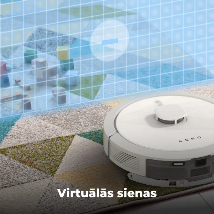 Roboti putekļu sūcēji Aeno RC8S White